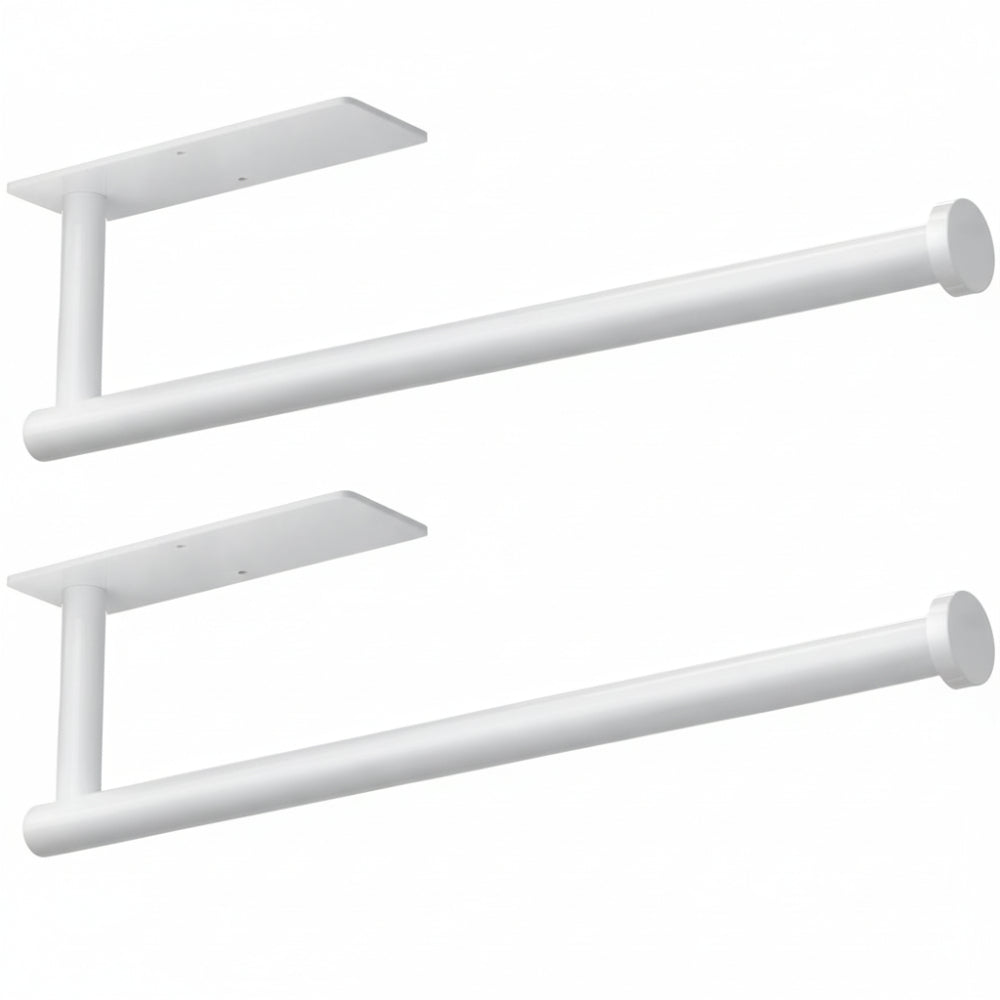Paper Towel Holder Wall Mounted Rack Self Adhesive Drill