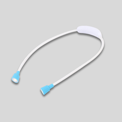 Neck Light Rechargeable LED Reading Lamp Adjustable Dual Heads