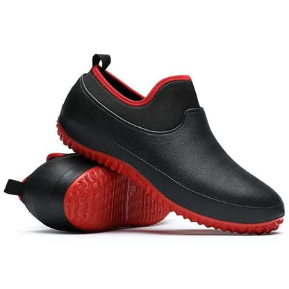 Work Shoes Slip Resistant Waterproof Slip-On Safety Work Sneakers