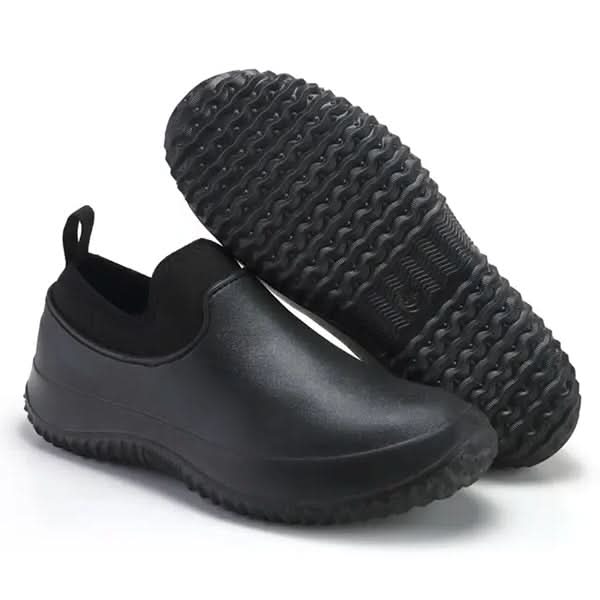 Work Shoes Slip Resistant Waterproof Slip-On Safety Work Sneakers