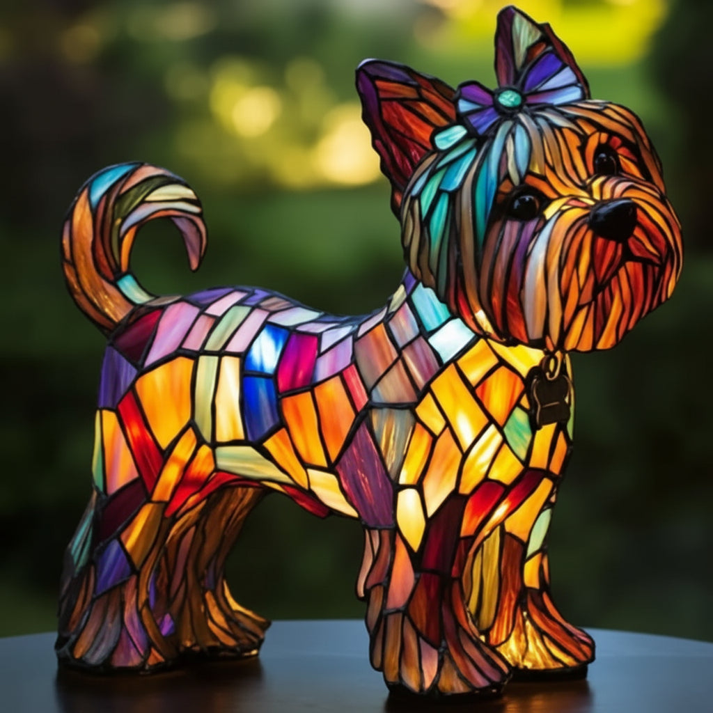 Art LED Night Lamp Dog Breeds Home Decoration