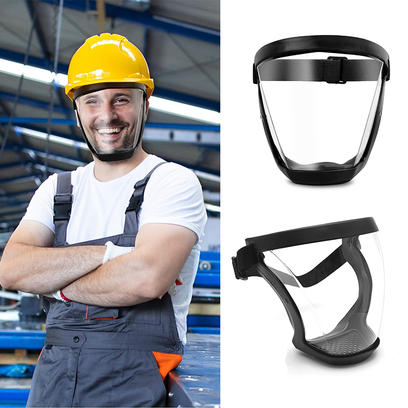 Face Shield Safety Goggles Anti Fog Clear Polycarbonate