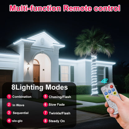Outdoor Solar Rope Lights | 320/640 LED String Fairy Lights with 8 Modes