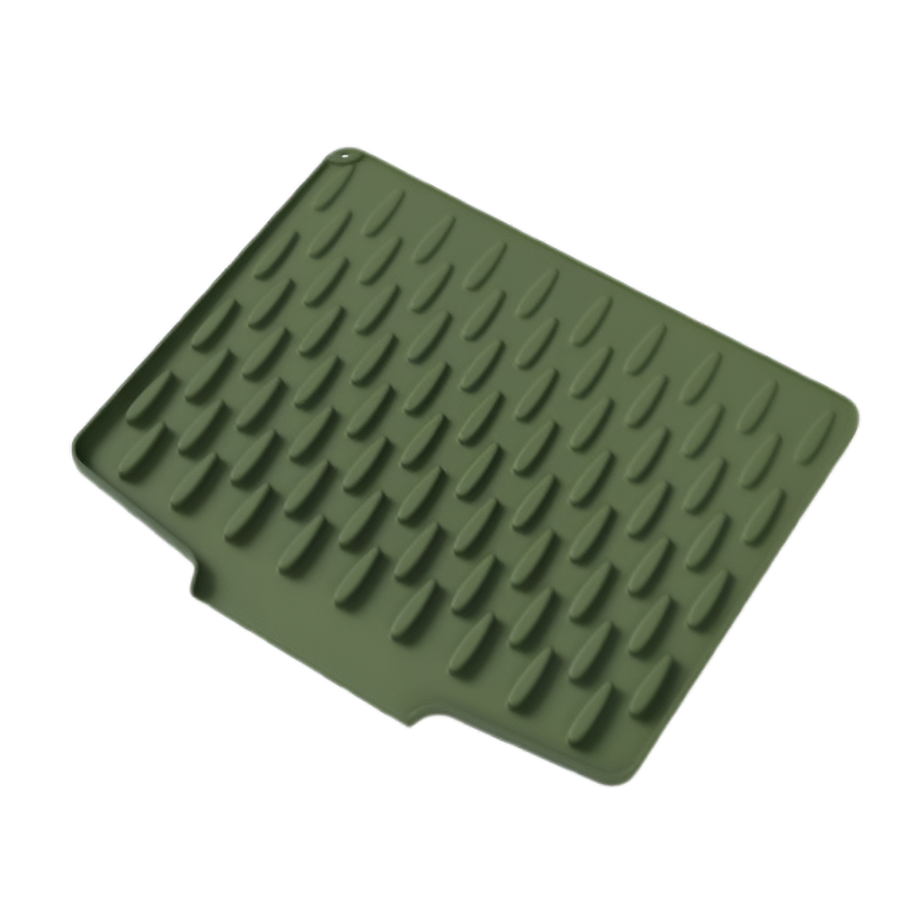 Drying Mat Dish Silicone Heat Resistant Kitchen Countertop Protector