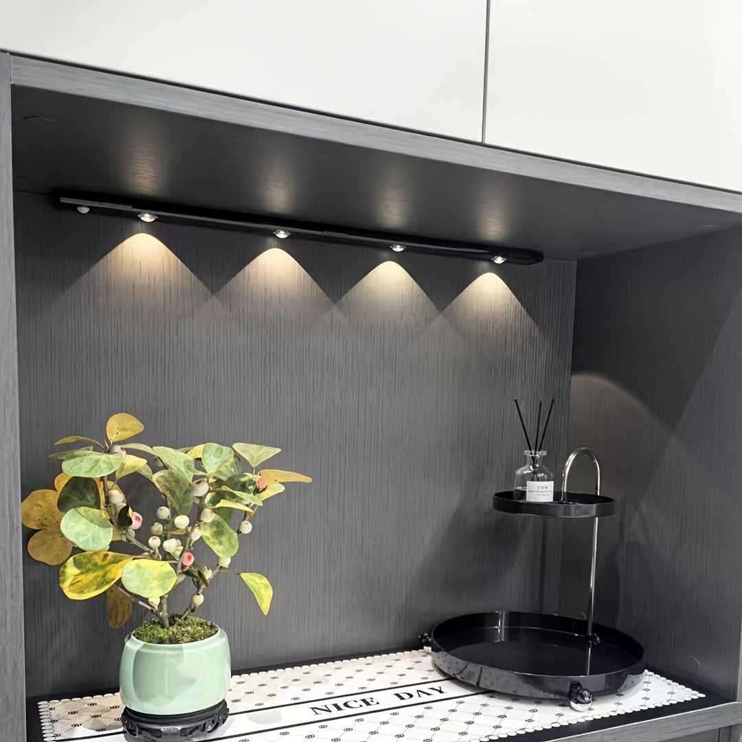 Motion Sensor LED Cabinet Light | USB Rechargeable with 3-Colour Dimming
