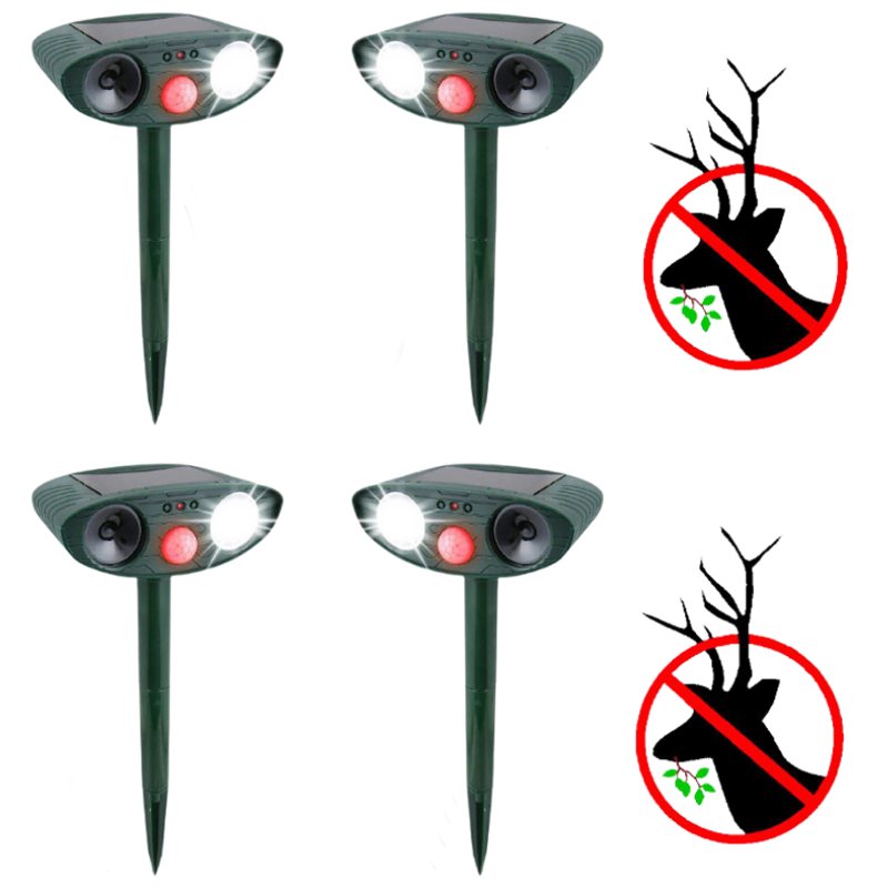 Animal Repeller Solar Ultrasonic Motion Sensor Outdoor