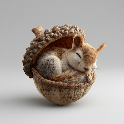 Acorn Decorative Plush Christmas Ornament Cute Decoration