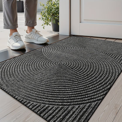 Non-Slip Geometric Door Mat | Indoor & Outdoor Entryway Rug