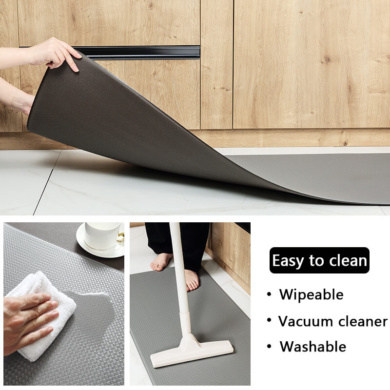 Anti-Slip Waterproof Kitchen Rugs with Comfort Cushioning