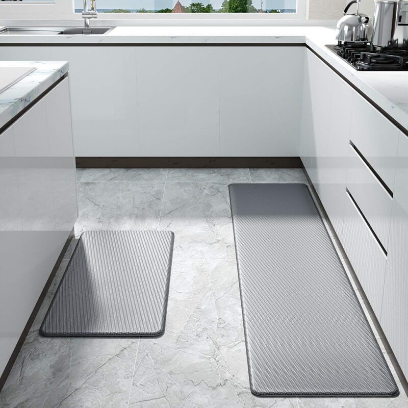Anti-Slip Waterproof Kitchen Rugs with Comfort Cushioning