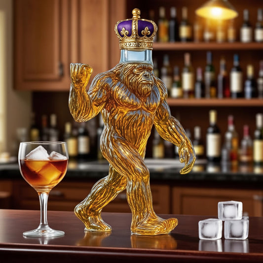 Decorative Alcohol Bottle Ape Glass Bar Display