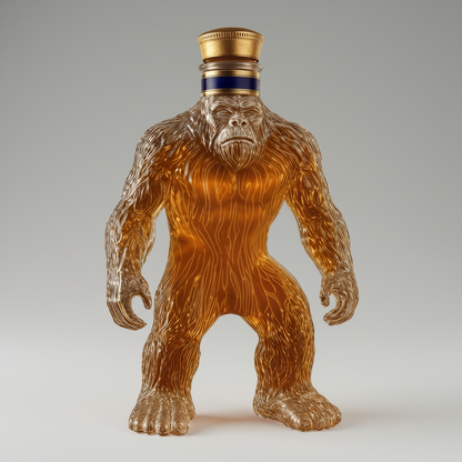 Decorative Alcohol Bottle Ape Glass Bar Display
