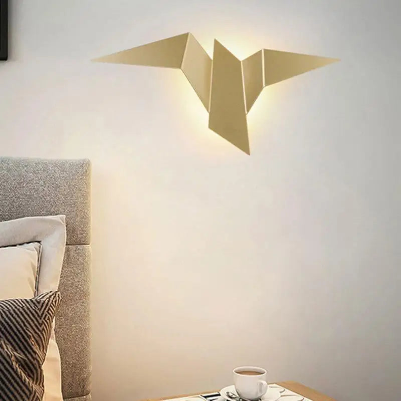 Bird Wall Light | Modern Geometric Glow