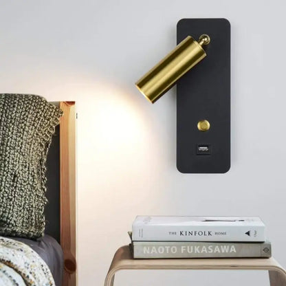 Bedside Reading Wall Light | USB Convenience