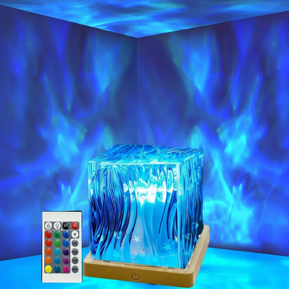 16 Colors RGB Aurora Crystal Light Remote LED