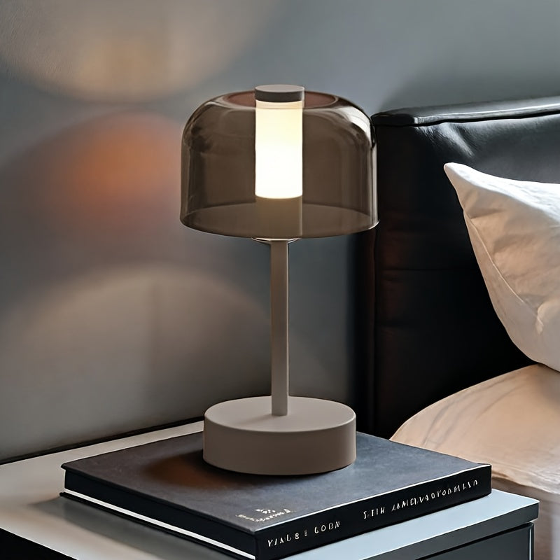 Vintage LED Table Lamp | USB Rechargeable Dimmable Light