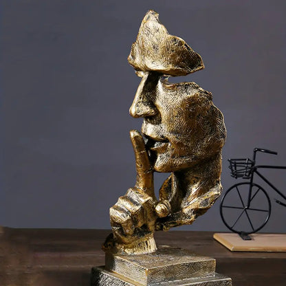 Home Decor Abstract Thinking Man Resin Sculpture Statue