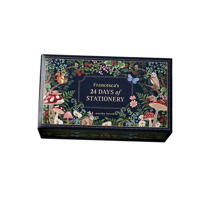 Stationery Advent Calendar Premium Winter Forest Design 24 Gifts