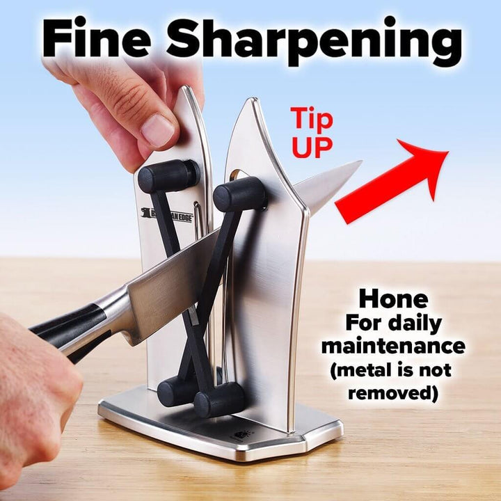 Knife Sharpener | Compact Tungsten Carbide Edge Restorer