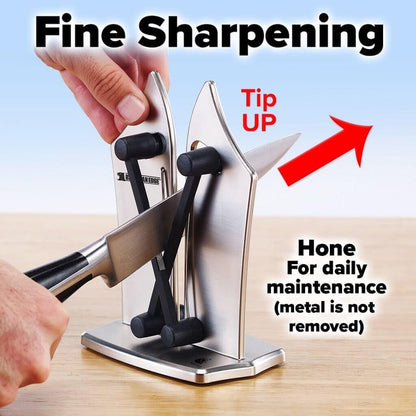 Knife Sharpener | Compact Tungsten Carbide Edge Restorer