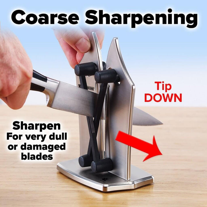 Knife Sharpener | Compact Tungsten Carbide Edge Restorer