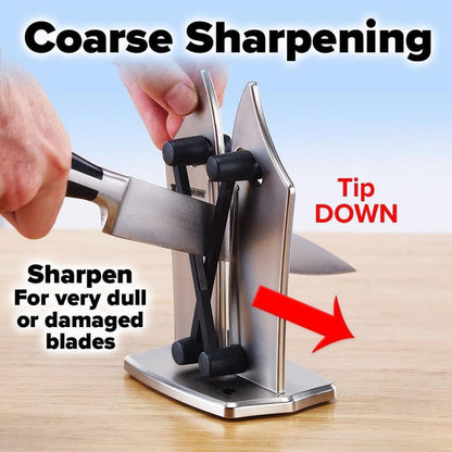 Knife Sharpener | Compact Tungsten Carbide Edge Restorer
