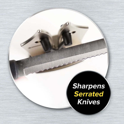 Knife Sharpener | Compact Tungsten Carbide Edge Restorer