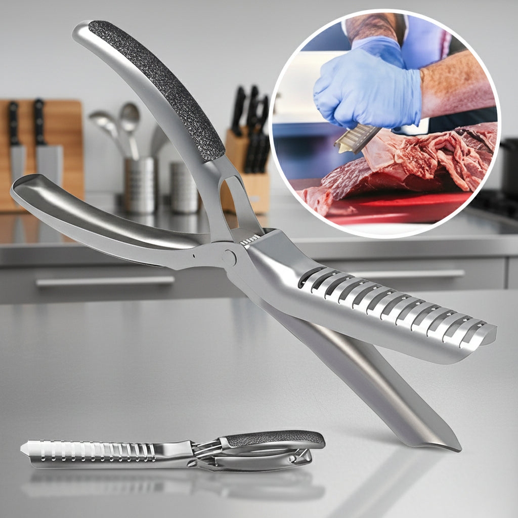 BBQ Rib Preparation Stainless Steel Tool