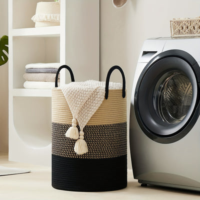 Large Laundry Hamper Basket with Handles | Modern Farmhouse Style