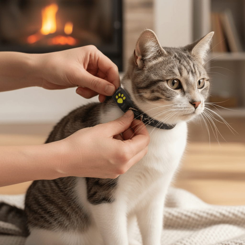 Cat GPS Tracker Real Time Pet Location Tracking Device