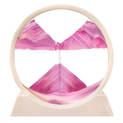3D Moving Sand Art | Calming Glass Decoration for Home or Office