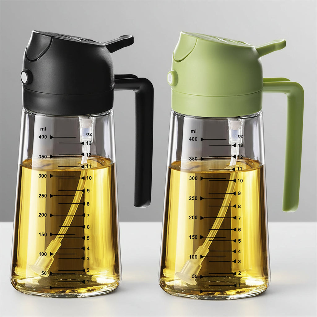 16oz Glass Olive Oil Sprayer Dispenser Kitchen BBQ