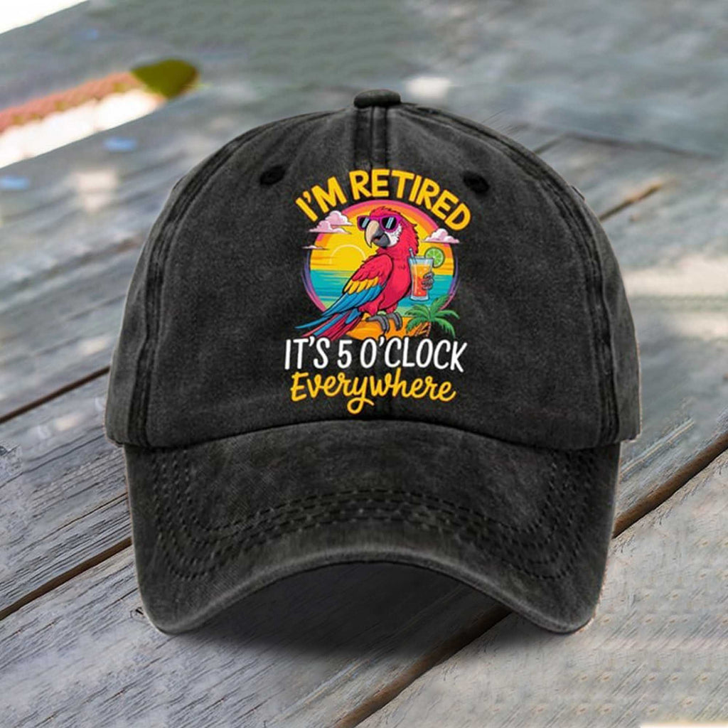 Parrot Graphic Cap Fun Relaxed Design