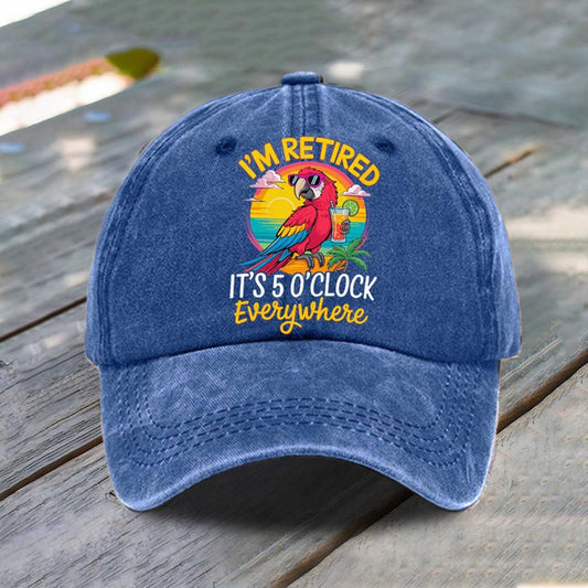 Parrot Graphic Cap Fun Relaxed Design