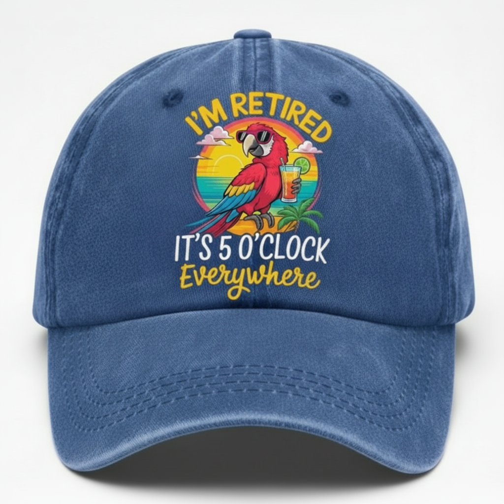 Parrot Graphic Cap Fun Relaxed Design