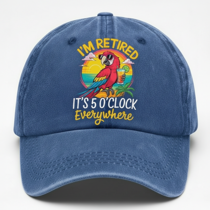 Parrot Graphic Cap Fun Relaxed Design
