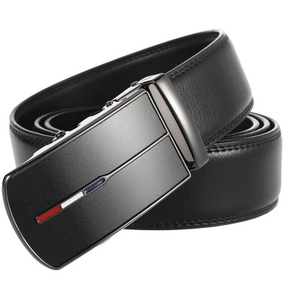 Leather Dress Belt for Men – Automatic Buckle, Elegant & Durable