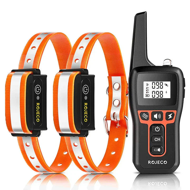Dog Training Collar Remote Waterproof Long Range Trainer