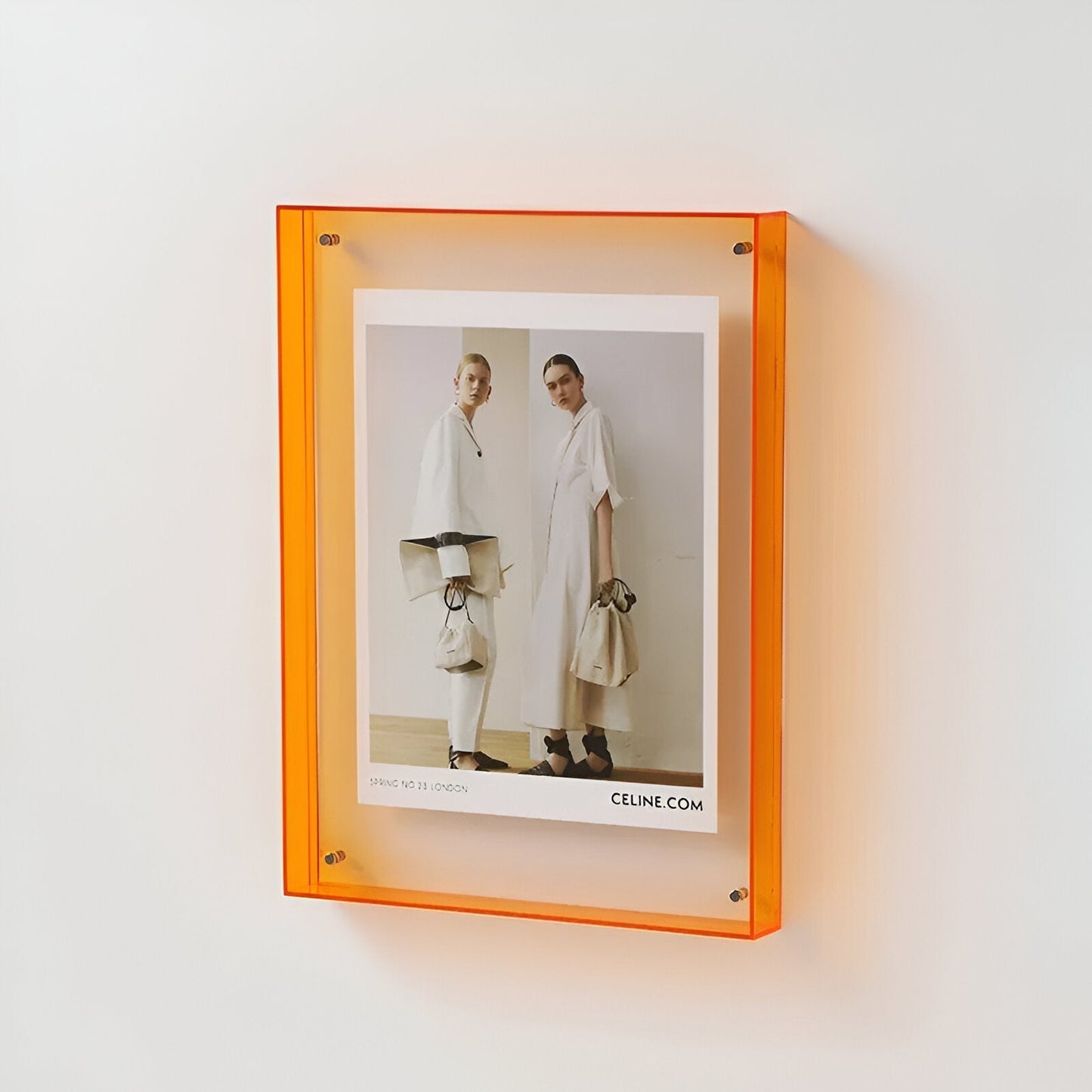 Picture Frame Acrylic Clear Minimalist Modern Wall Photo Frame