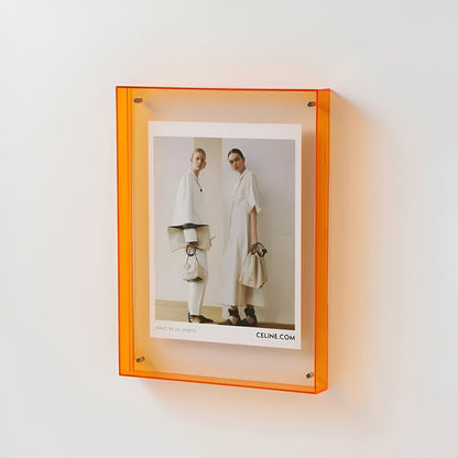 Picture Frame Acrylic Clear Minimalist Modern Wall Photo Frame