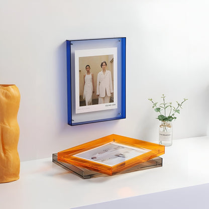 Picture Frame Acrylic Clear Minimalist Modern Wall Photo Frame