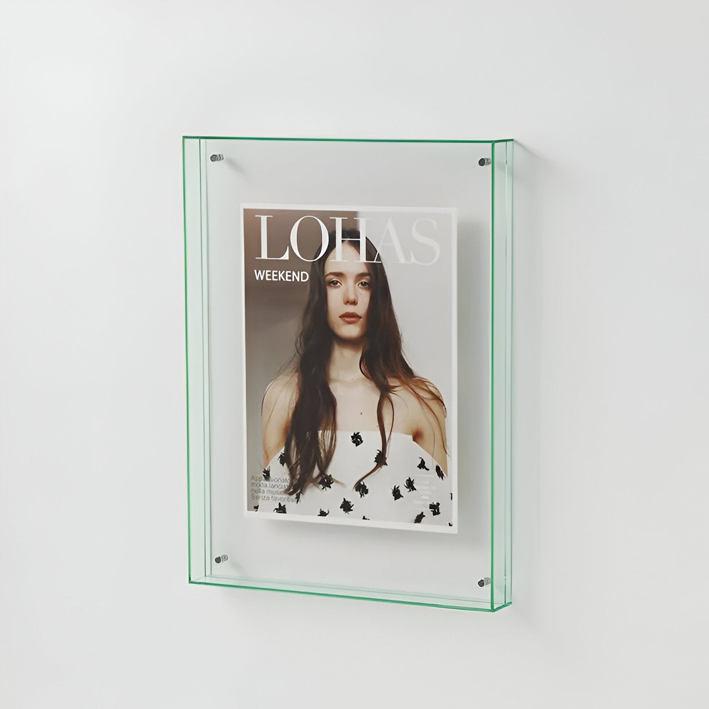 Picture Frame Acrylic Clear Minimalist Modern Wall Photo Frame