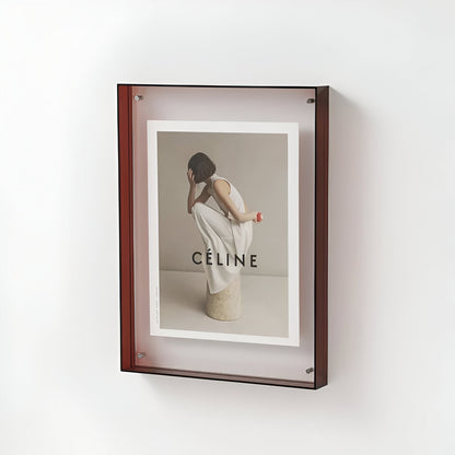 Picture Frame Acrylic Clear Minimalist Modern Wall Photo Frame