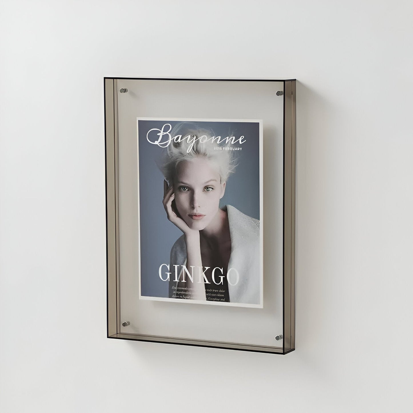 Picture Frame Acrylic Clear Minimalist Modern Wall Photo Frame
