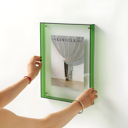 Picture Frame Acrylic Clear Minimalist Modern Wall Photo Frame