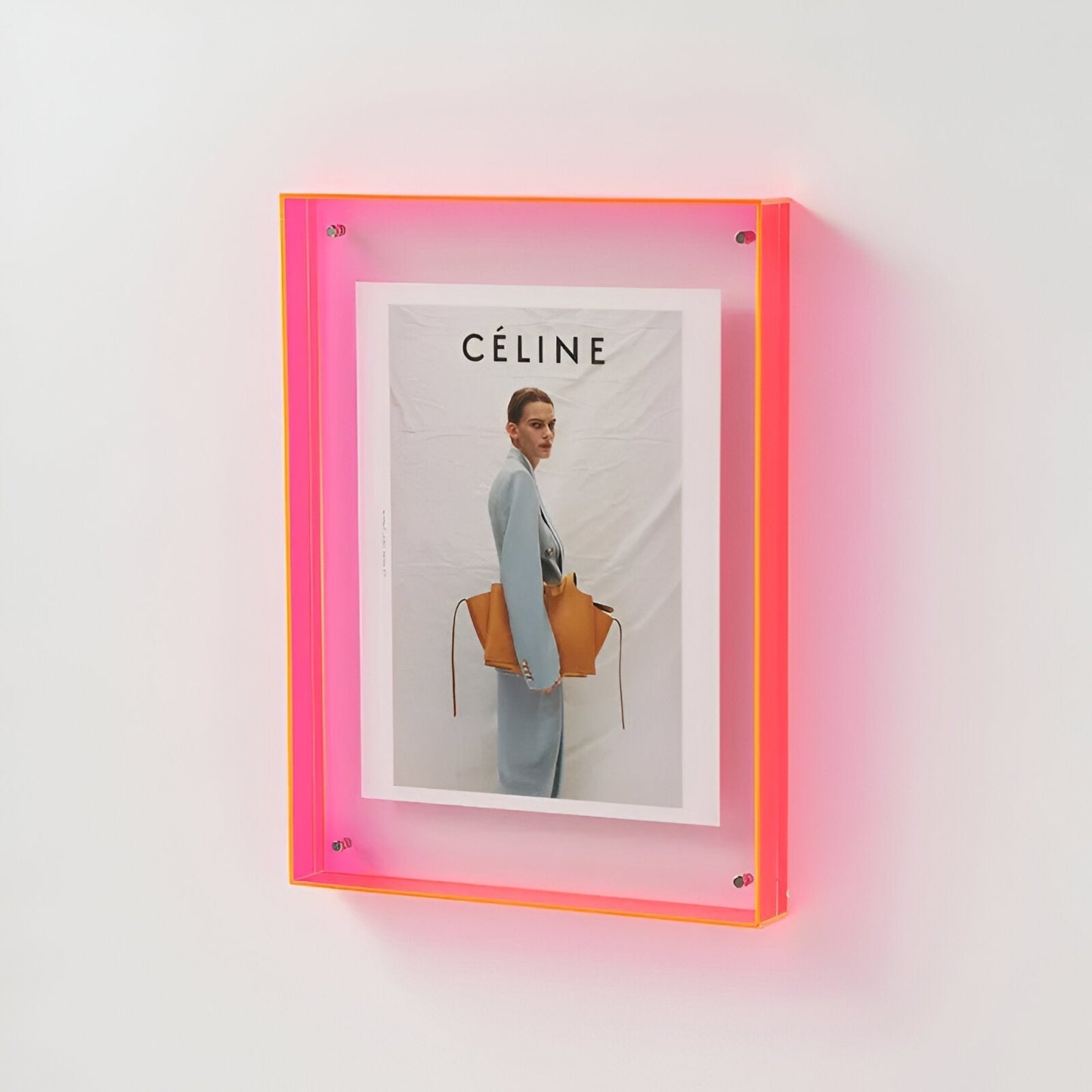 Picture Frame Acrylic Clear Minimalist Modern Wall Photo Frame