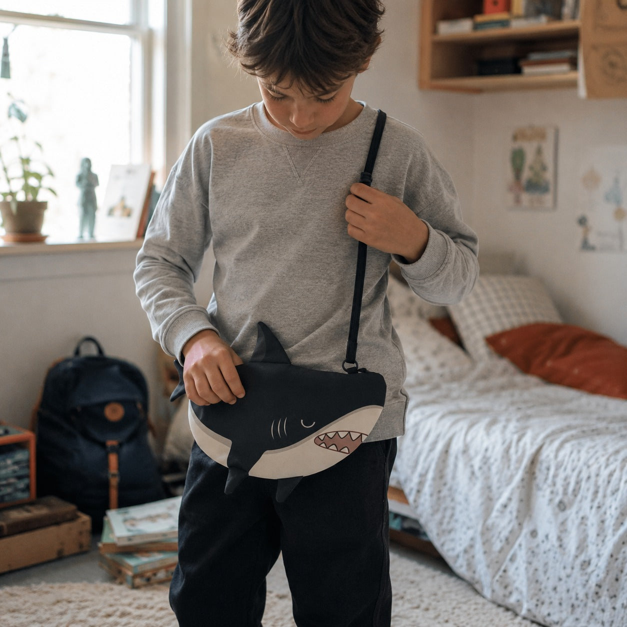 My Pet Shark Mini Shoulder Crossbody Bag