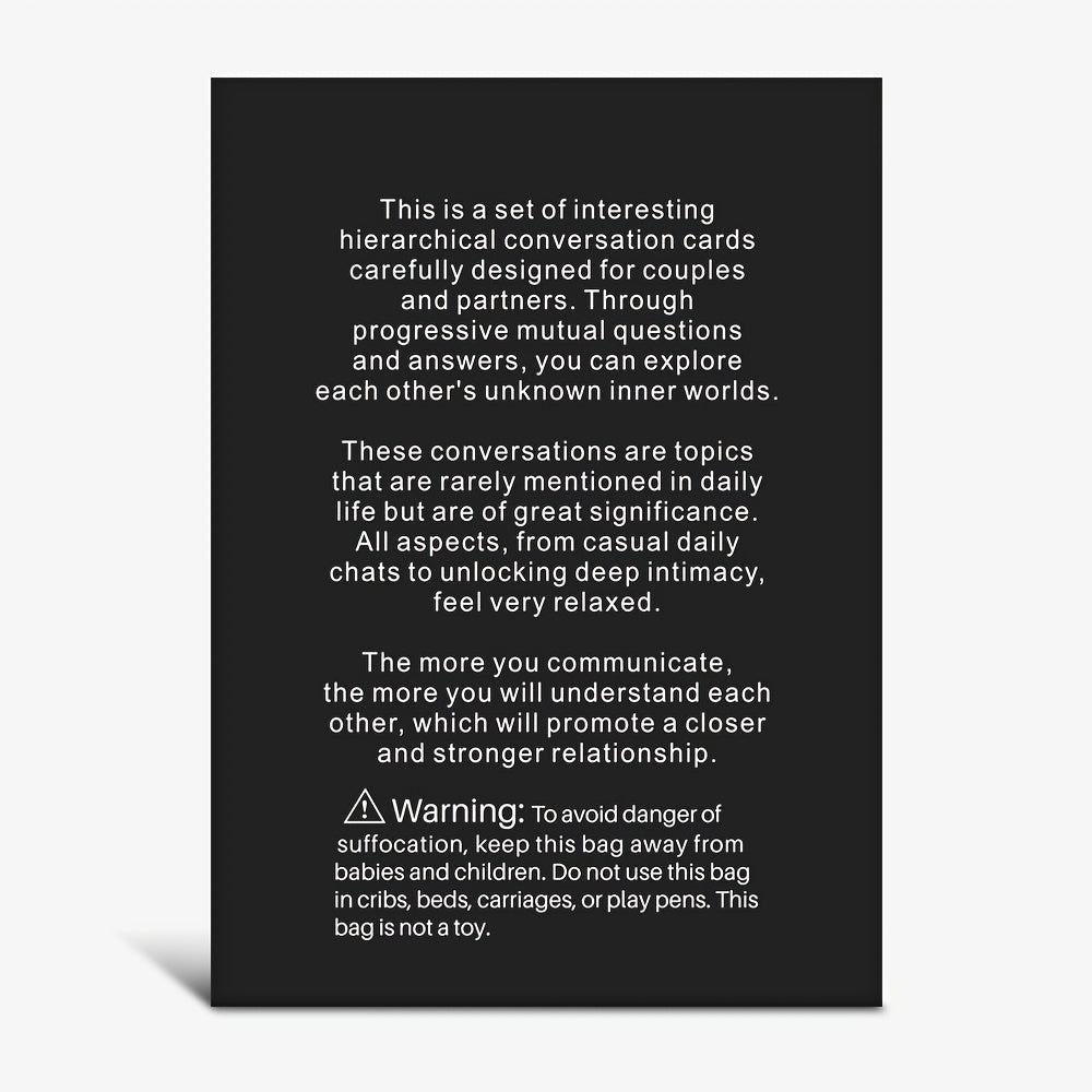 Couple Card Game Romantic Icebreaker Conversation Cards