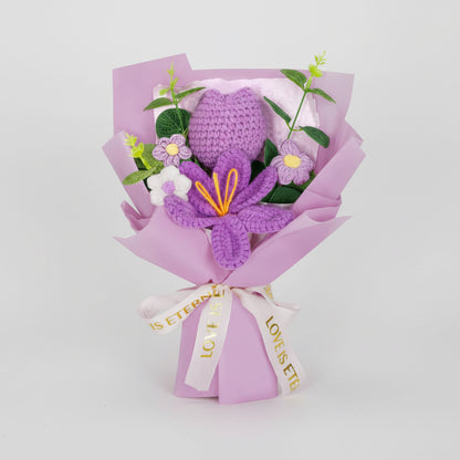 Crochet Bouquet Flowers Gift Home Decor