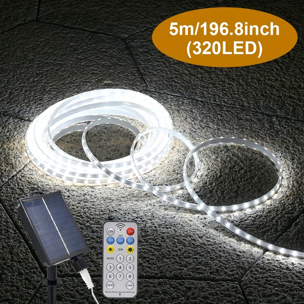 Outdoor Solar Rope Lights | 320/640 LED String Fairy Lights with 8 Modes